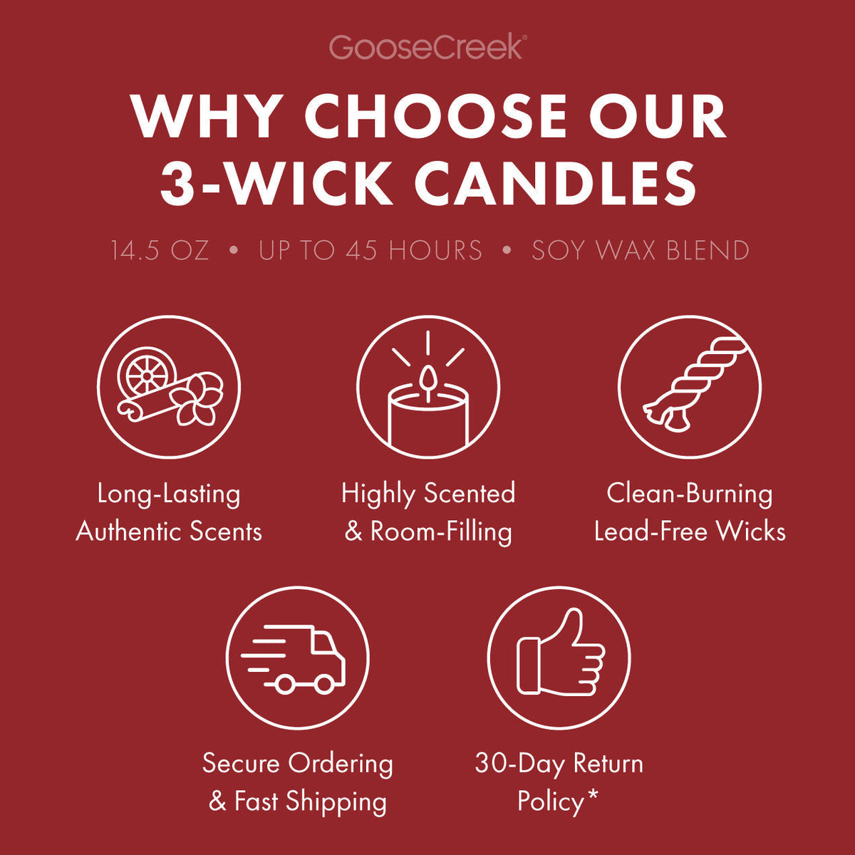 Apple Bourbon 3-Wick Candle