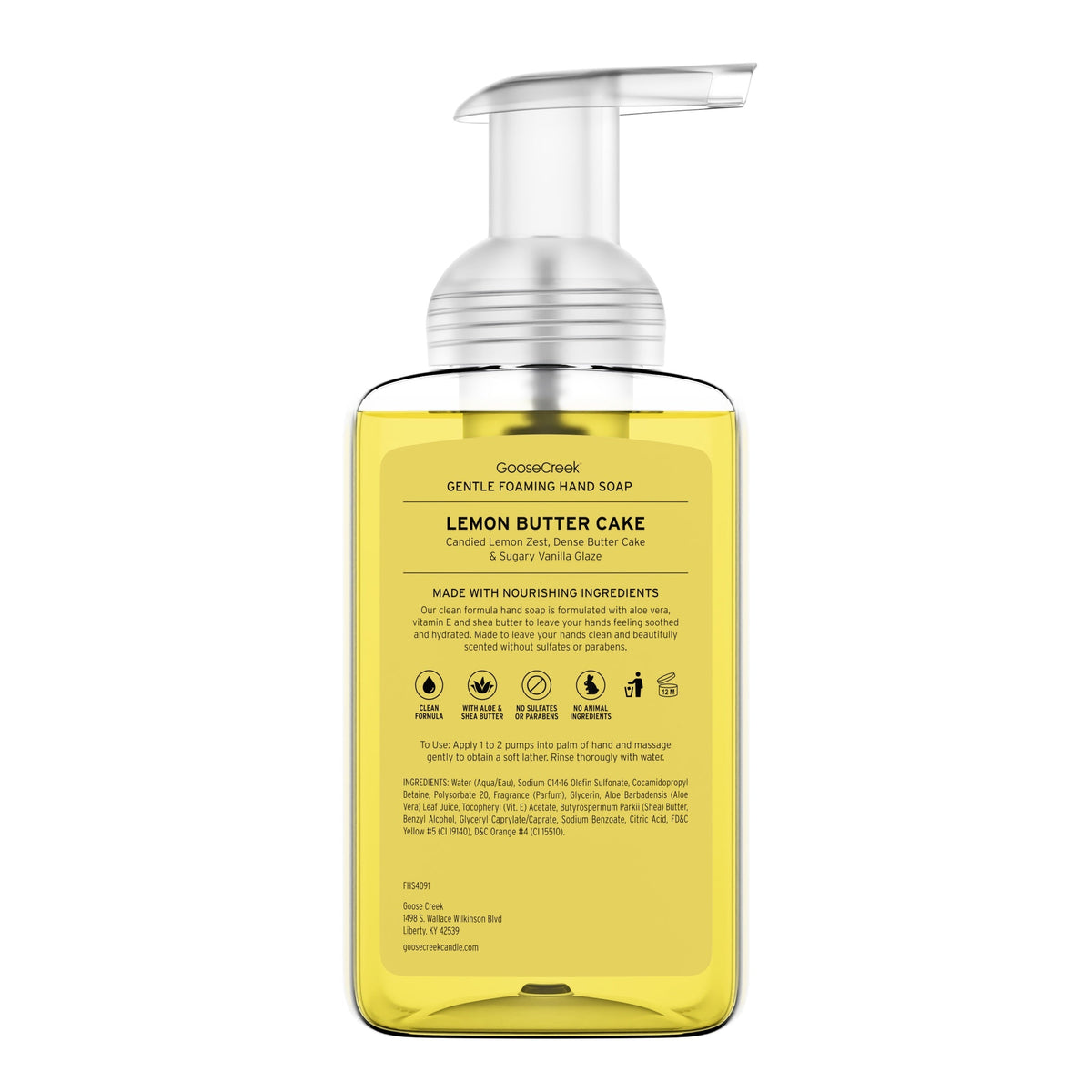 Lemon Butter Cake Lush Foaming Hand Soap
