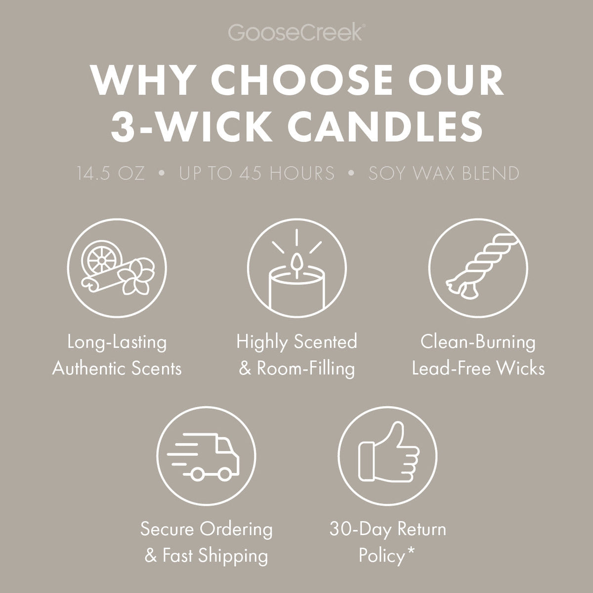 Teakwood 3-Wick Candle