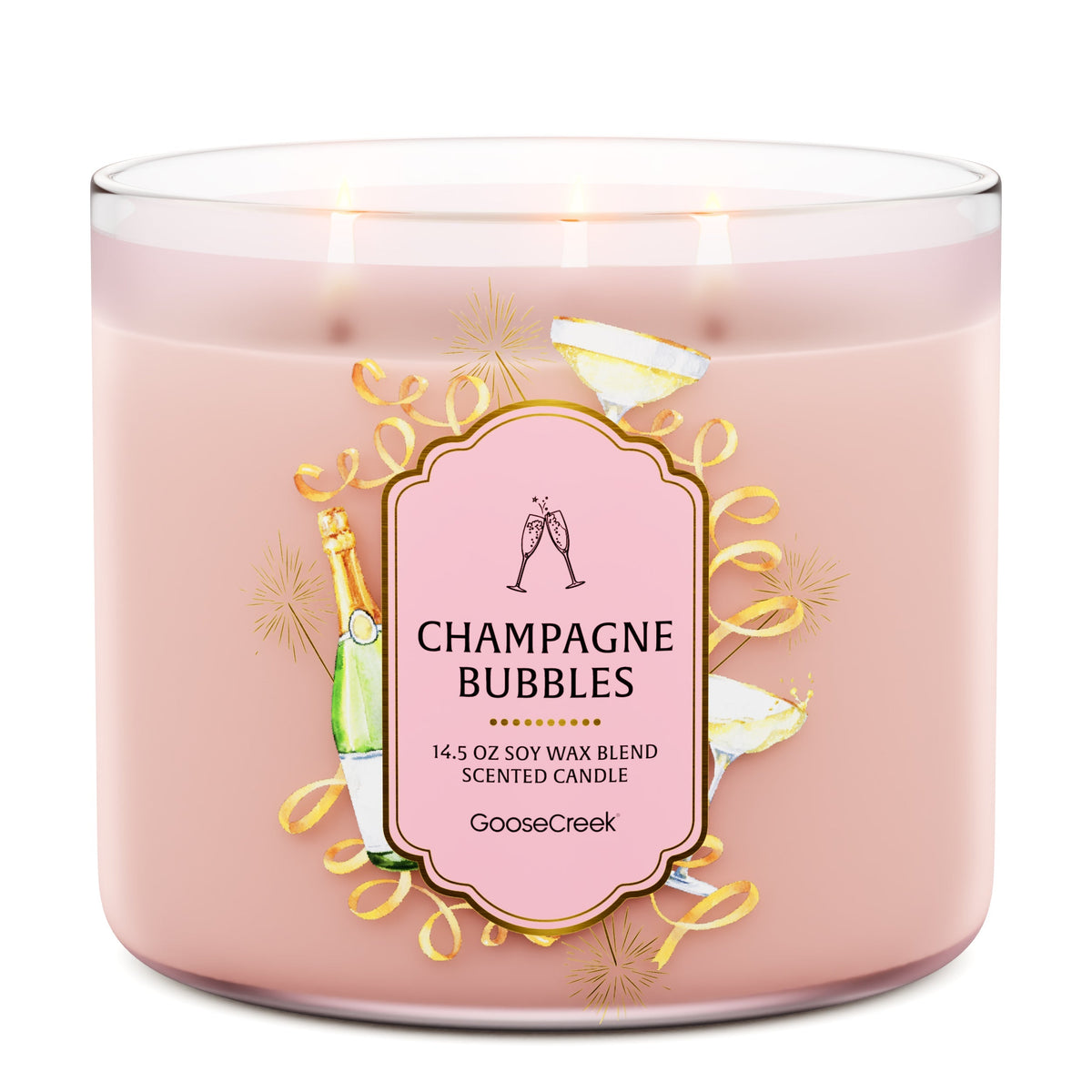 Champagne Bubbles 3-Wick Candle
