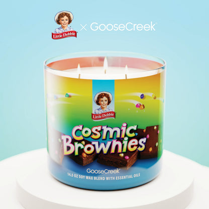 Cosmic Brownies Little Debbie 3-Wick Candle