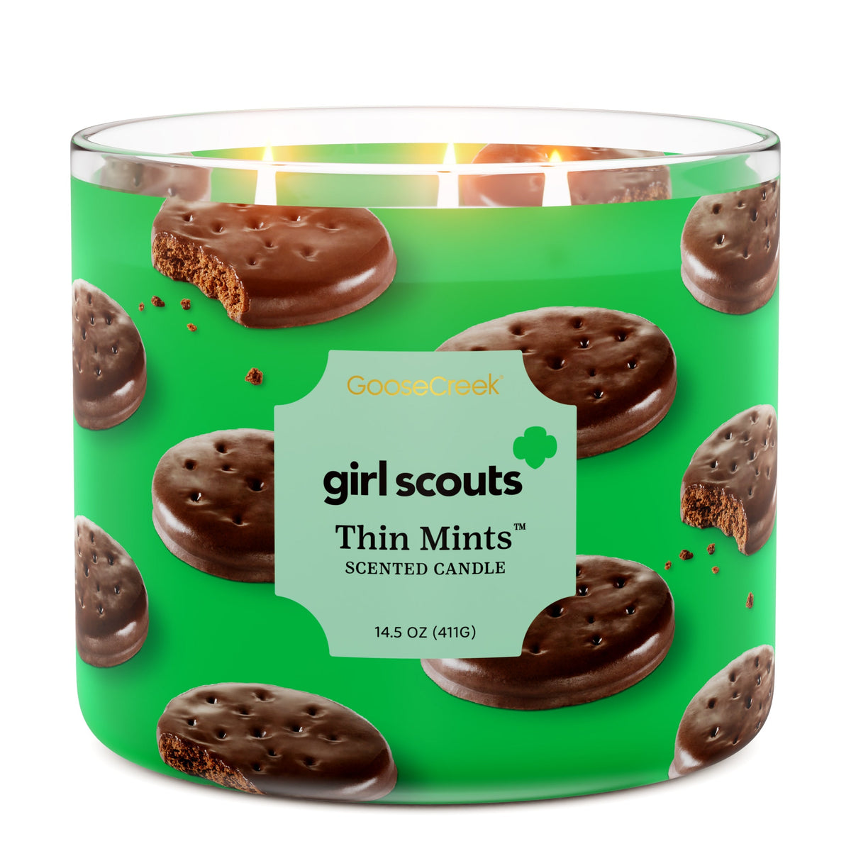Girl Scout Thin Mint 3-Wick Candle