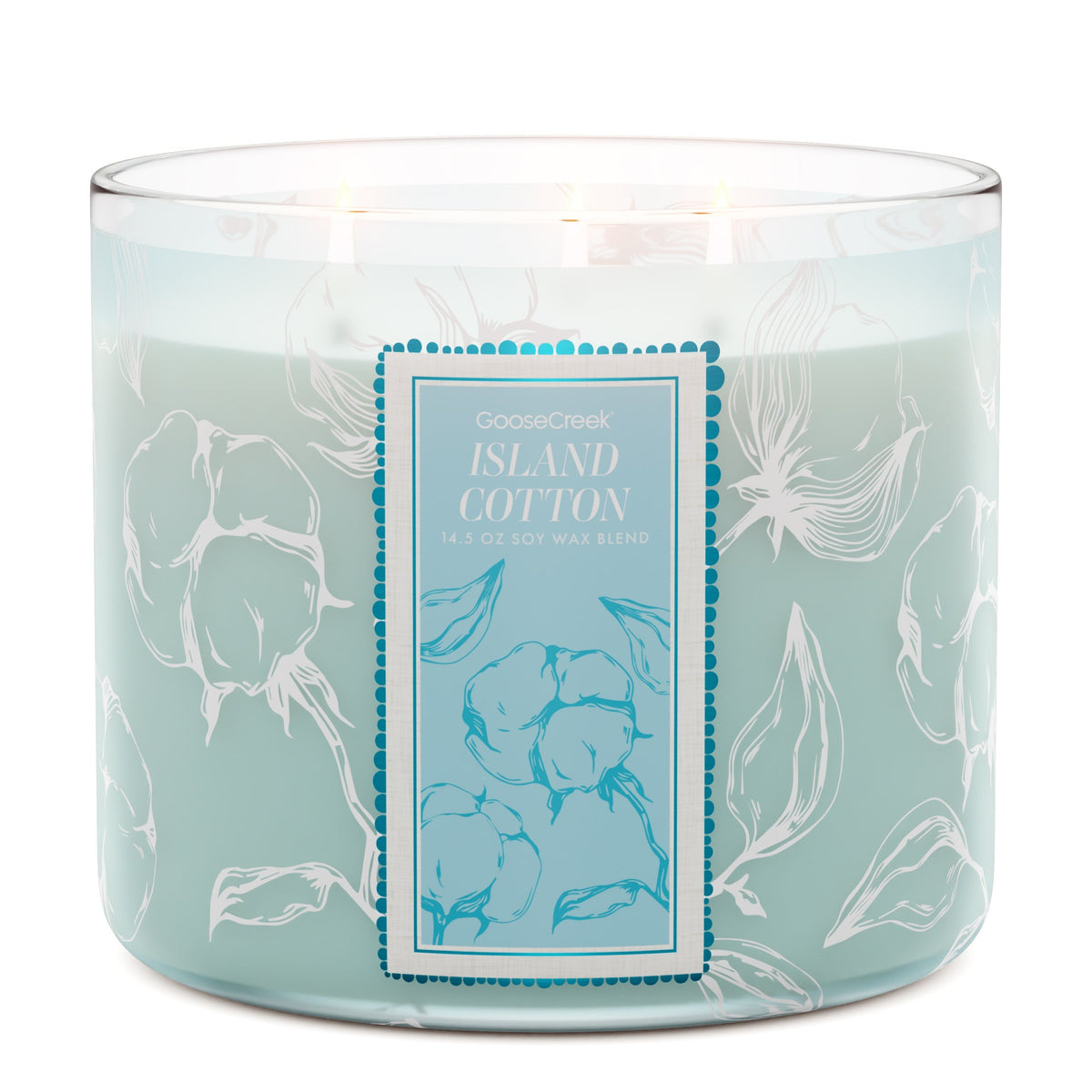 Island Cotton 3-Wick Candle
