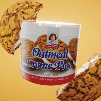 Oatmeal Creme Pies Little Debbie 3-Wick Candle