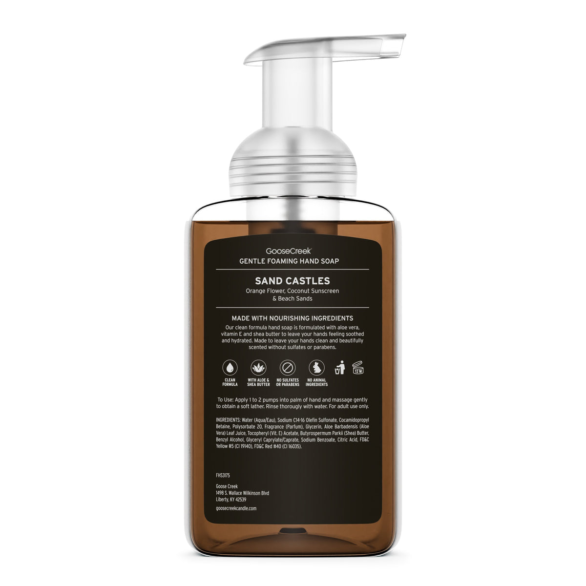 Sand Castles Lush Foaming Hand Soap